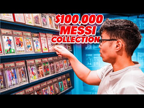 Видео: Самая большая в мире коллекция спортивных карточек с Лионелем Месси в...Кентукки???
