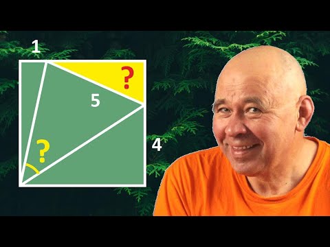 Видео: Найдите угол и площадь треугольника