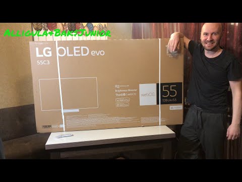 Видео: Распаковка и первое включение 4K UHD OLED телевизора | LG OLED55C3RLA