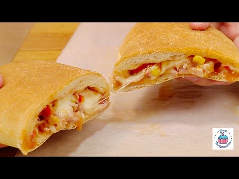 Видео: ПИЦЦА ПО - НОВОМУ Закрытая ПИЦЦА Кальцоне! Очень СОЧНАЯ!