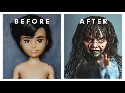 Видео: Я превратил старую куклу в Изгоняющего дьявола — ужасная трансформация
