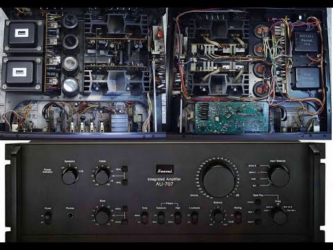 Видео: Усилитель SANSUI AU-707 он же Au-717 (Au-517) и младший AU-607 все + и - , стоит или нет его брать?!