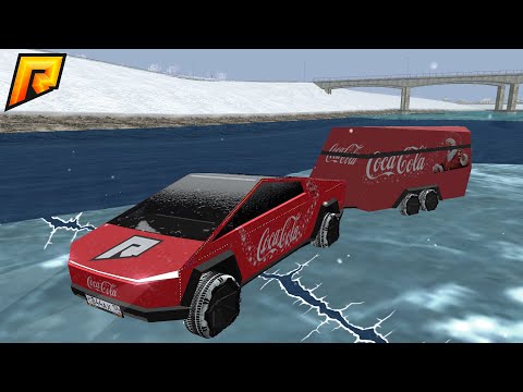 Видео: ТЕСЛА КИБЕРТРАК ПО ТОНКОМУ ЛЬДУ! СМЕРТЕЛЬНЫЙ ДРИФТ | CRMP