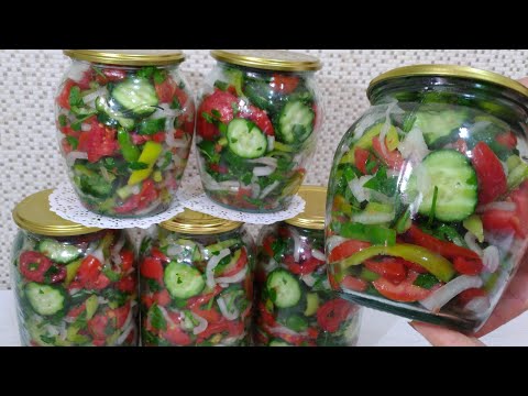 Видео: САЛАТ на зиму КАК СВЕЖИЙ ! Готовлю тазами все равно Мало ! СЕКРЕТ хранения| #огуречныйсалат