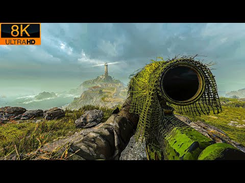 Видео: Тактический камуфляж, снайперская миссия｜Call of Duty Modern Warfare 2｜2022｜8K