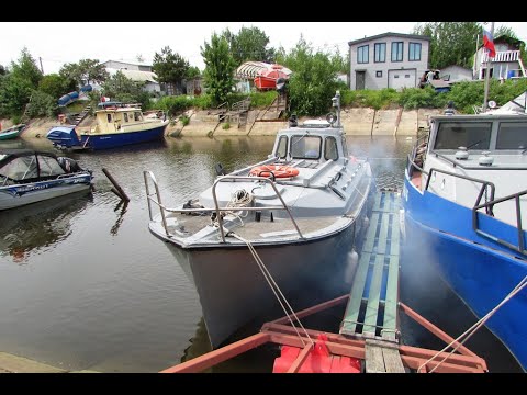 Видео: Катер "Бычок", пробный выход 2024, испытываем "шнорхель"