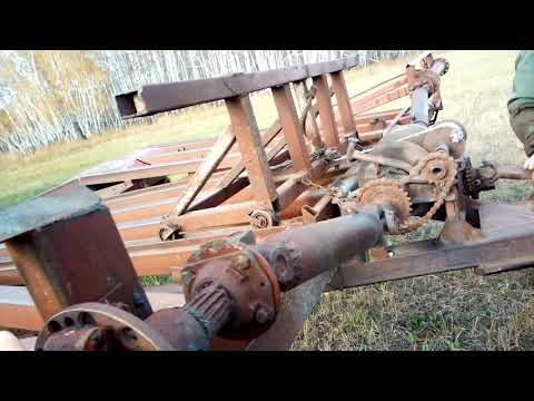 Видео: Вывоз сена внуку.