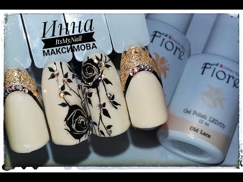 Видео: 🌸 очень ПРОСТОЙ дизайн ногтей 🌸 РОЗА на ногтях 🌸 гель лак FIORE 🌸 как я рисовала 7 месяце назад 🌸