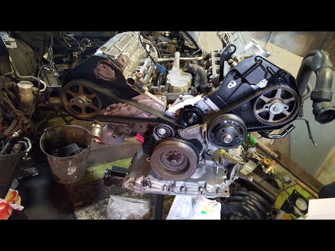 Видео: Установка ремня ГРМ AUDI A4 ALF quattrovka