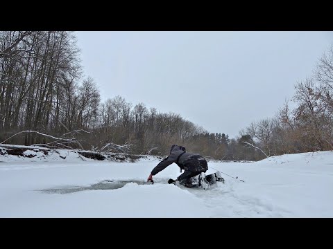 Видео: ЧТО СТАЛО С УТОПЛЕННИКОМ!! ВЫЖИЛ ИЛИ НЕТ?! НЕ ЗРЯ ОСТАЛИСЬ ДО ВЕЧЕРА, ОНА ПРИШЛА! Зимняя рыбалка.