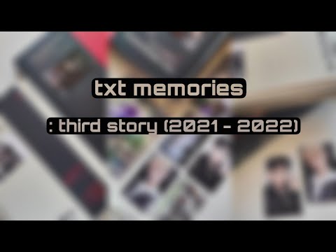 Видео: 🍪Распаковка TXT MEMORIES: THIRD STORY (2021 - 2022) (Digital Code; DVD ver.) | kpop unboxing