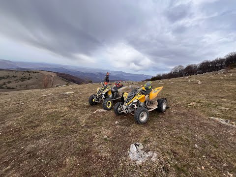 Видео: 2 Yamaha Raptors ATV Mountain Climb | Stunning Views Near Sofia, Bulgaria | АТВ Бухово - Мургаш