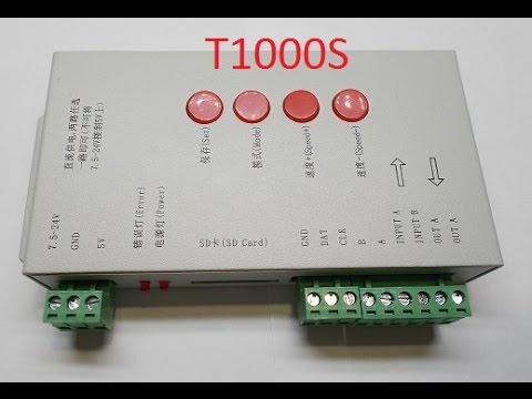 Видео: контроллер T1000S vs Led Master mini (более производительный аналог)