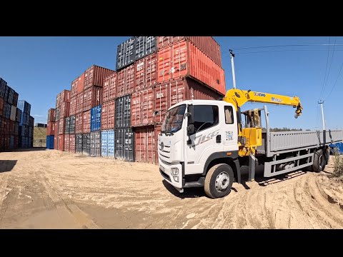 Видео: Ничего интересного 2 часть. Перевозка морского контейнера и встреча с лосями.