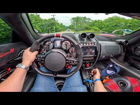 Видео: Каково это — водить Pagani Huayra Roadster BC (POV)