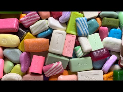 Видео: ASSORTED soap | Cutting soap (no talking) | АСМР Резка мыла | #asmrsoap #carvingsoap *616