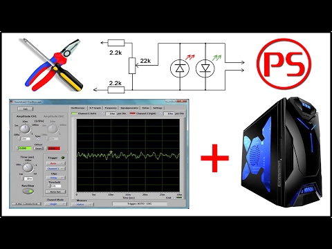 Видео: Осциллограф из компа (собираем на чем есть) -^√^√-