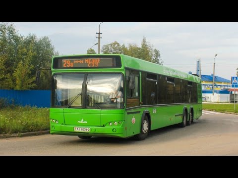 Видео: Информатор Витебского автобуса №29А м-н медцентр-СЭЗ