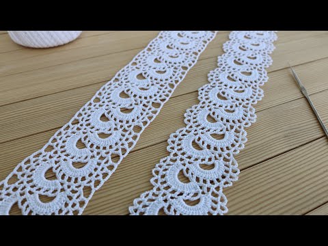 Видео: Простое ЛЕНТОЧНОЕ КРУЖЕВО вязание крючком МАСТЕР-КЛАСС Сrochet lace braid ribbon tape tutorial