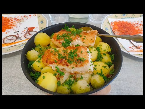 Видео: Брюсельская капуста с рыбой и картошкой!Стояла осень на дворе!