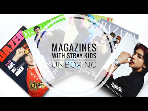 Видео: 📚Распаковка журналов со STRAY KIDS | Magazines with Stray Kids unboxing (Cosmopolitan, Dazed, etc)