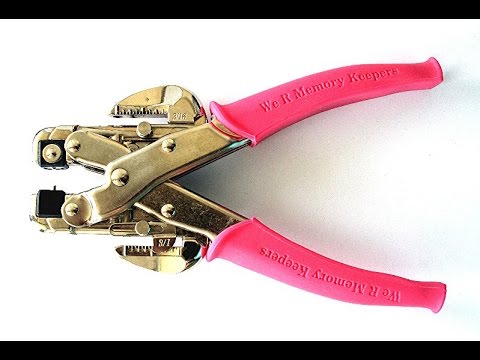 Видео: Необычное применение установщика люверсов CROP-A-DILE + обзор