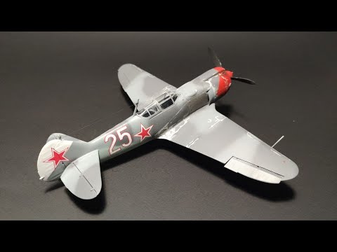 Видео: Ла-5ФН Сергея Крамаренко "Звезда" 1/48 - Сборная модель