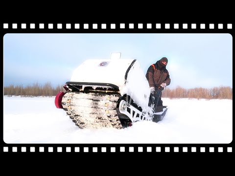 Видео: Мотобуксировщик БТС с двигателем Lifan 190FD 15 л.с. Отзыв владельца спустя два года эксплуатации.