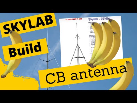Видео: CB-РАДИО: Сверхширокополосная антенна SKYLAB Starduster CB 27 МГц (домашнего производства) на сто...