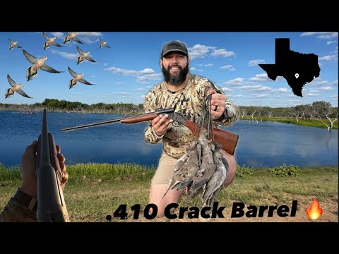 Видео: ЭПИЧЕСКАЯ охота на техасского голубя над прудом для скота | Single Shot .410 | Double H Outfitters