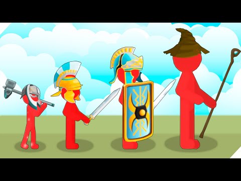 Видео: КРАСНЫЙ И ОПАСНЫЙ ВРАГ СТИКМЕНЫ! War of sticks Battle strategy