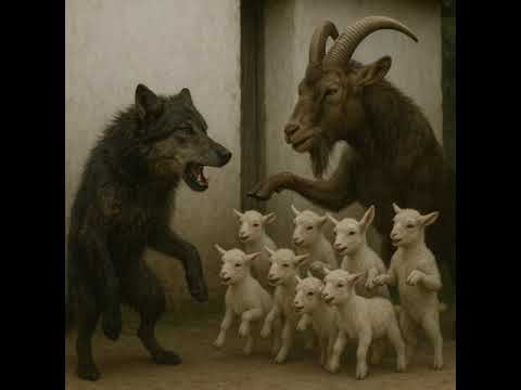 Видео: Волк и козлы. 