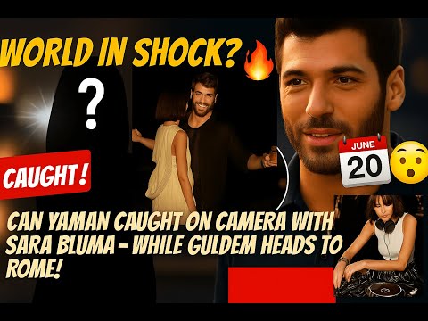 Видео: Мир в шоке 😱🔥 Новый роман Джана Ямана с Сарой Блюмой попался на камеру, пока Гульдем направляется...