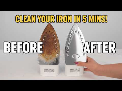 Видео: Как почистить утюг? Этот гениальный лайфхак заставит его блестеть как новенький!