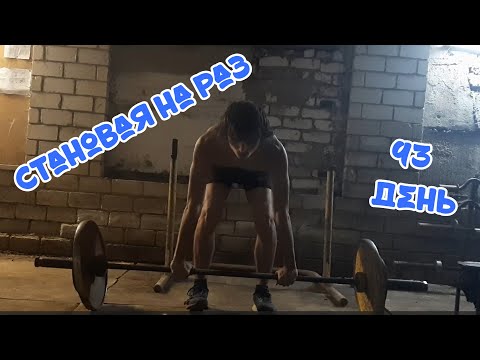 Видео: Делаем становую на раз. 93 день. День ног #calisthenics