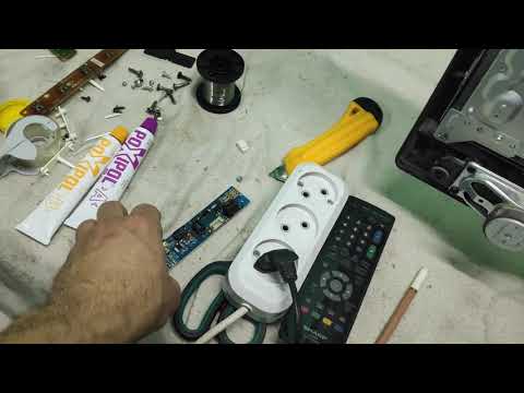 Видео: Замена подсветки на телевизоре Sharp LC-32d44