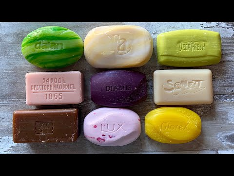 Видео: ASMR Soap cutting | Soap Carving|Резка мыла  | ASMR