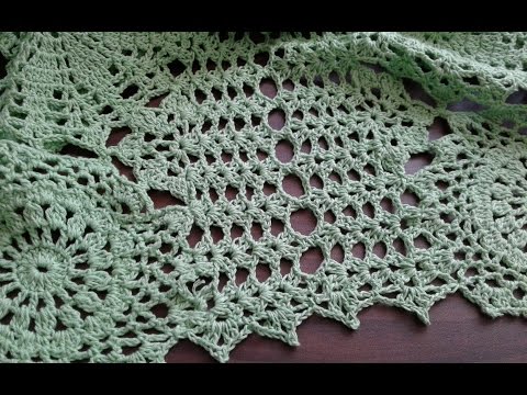 Видео: Пуловер крючком из мотивов. Часть 9.