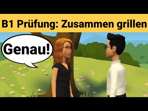 Видео: Устный экзамен по немецкому языку B1 | Планируйте что-нибудь вместе/диалог | обсуждение Часть 3