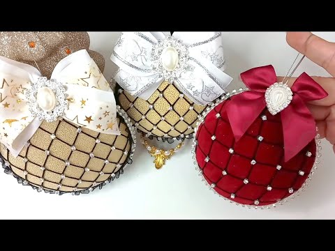 Видео: Новогодние игрушки очень интересный способ #Marine_DIY_Guloyan