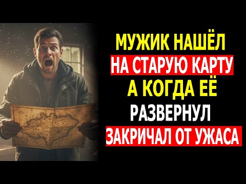 Видео: Мужчина нашёл на свалке старую карту, а когда её развернул — закричал от ужаса!