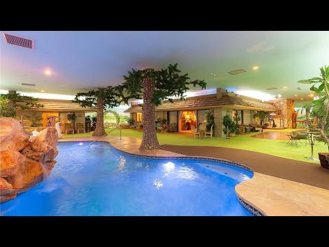 Видео: Секретный подземный особняк в Лас-Вегасе | Полный тур