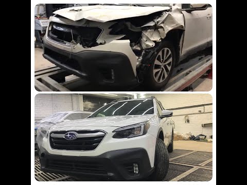 Видео: Subaru Outback 2020 Кузовной ремонт Субару Аутбек 2020 Body Repair Subaru Outback 2020
