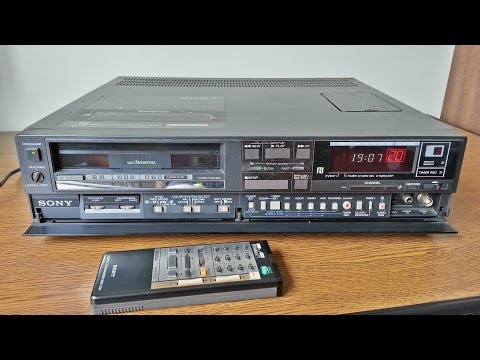 Видео: Sony SL-800ME Super Betamax Кино в массы
