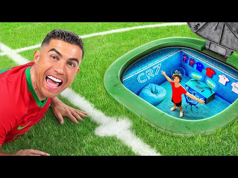 Видео: Я построил 5 секретных комнат для Роналду!