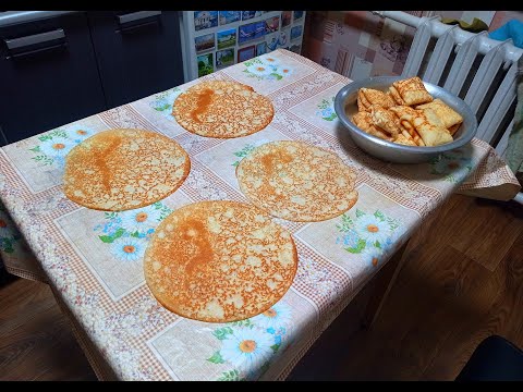 Видео: Деревенские блины. Домашний хлеб. Типичная жизнь в глубинке.