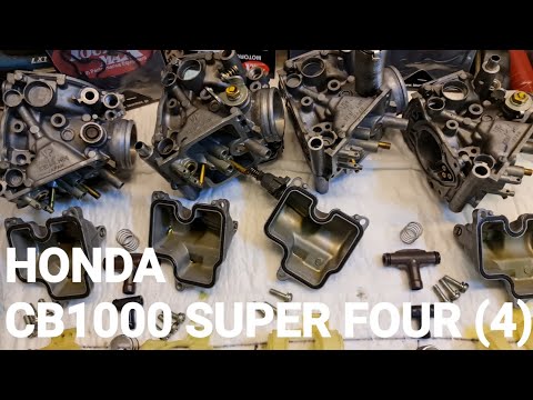 Видео: Honda CB 1000 Super Four SC 30 (4) Чистим карбюратор