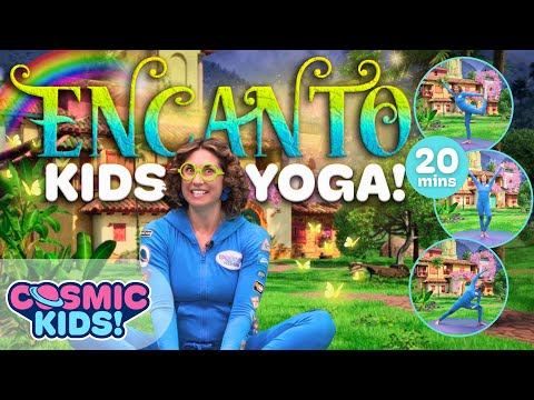Видео: Encanto 🦋✨🌈 Космическое детское йога-приключение!