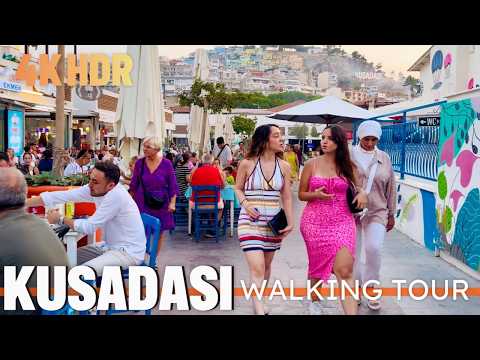 Видео: потрясающая пешеходная экскурсия в 4K HDR по центру города Кушадасы – незабываемые впечатления!