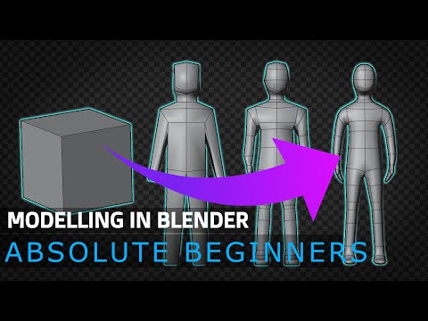 Видео: Учебник: моделирование в Blender для начинающих — Simple Human